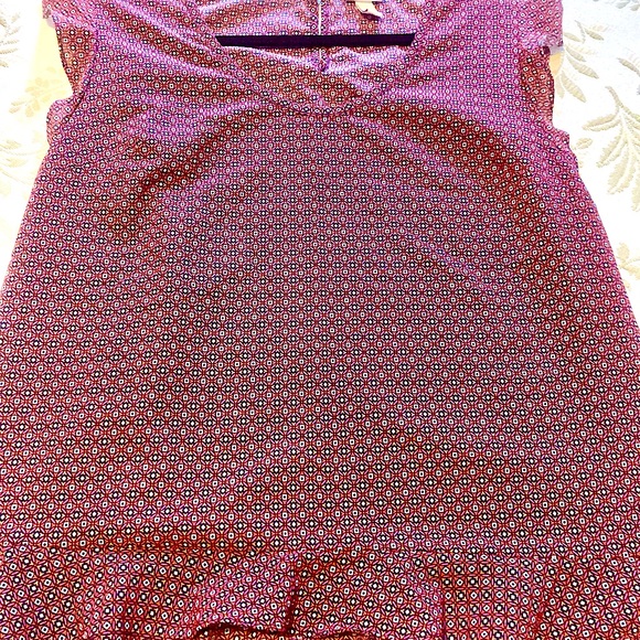 Merona Mosaic Print Peplum Blouse - Picture 2 of 10